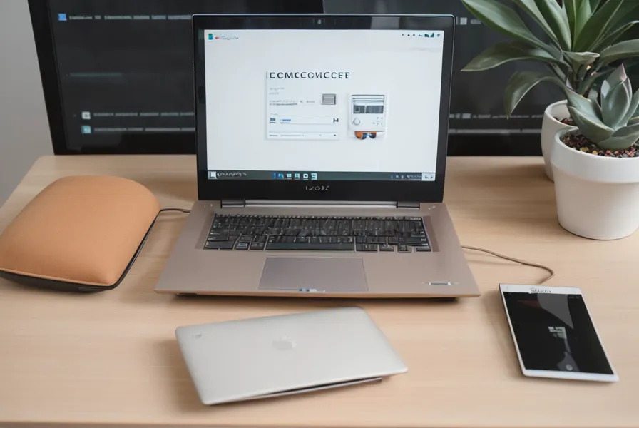 Laptop-Bildschirm mit einem rechtssicheren Check-out-Prozess für digitale Produkte.